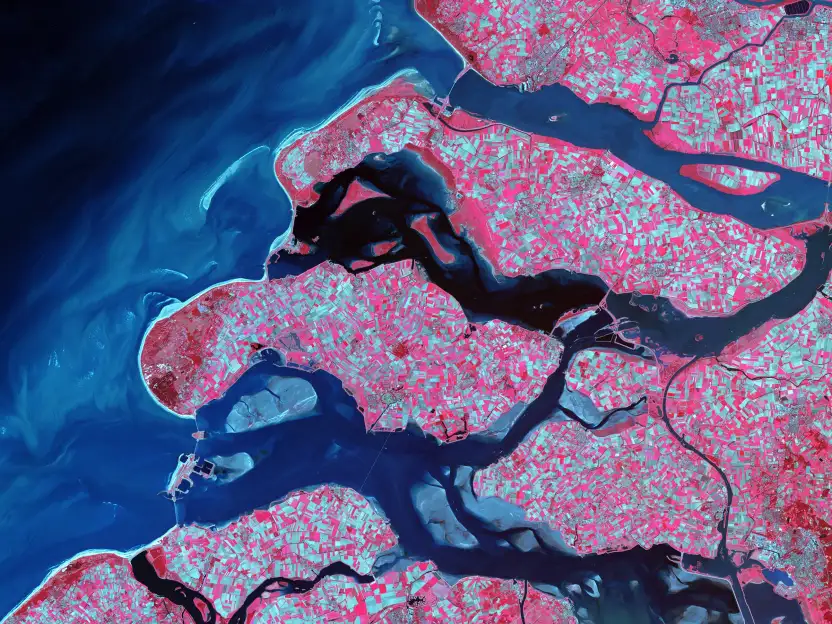 Satellite image from usgs