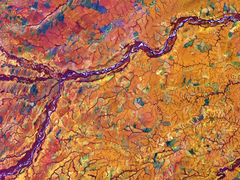 Satellite image from usgs