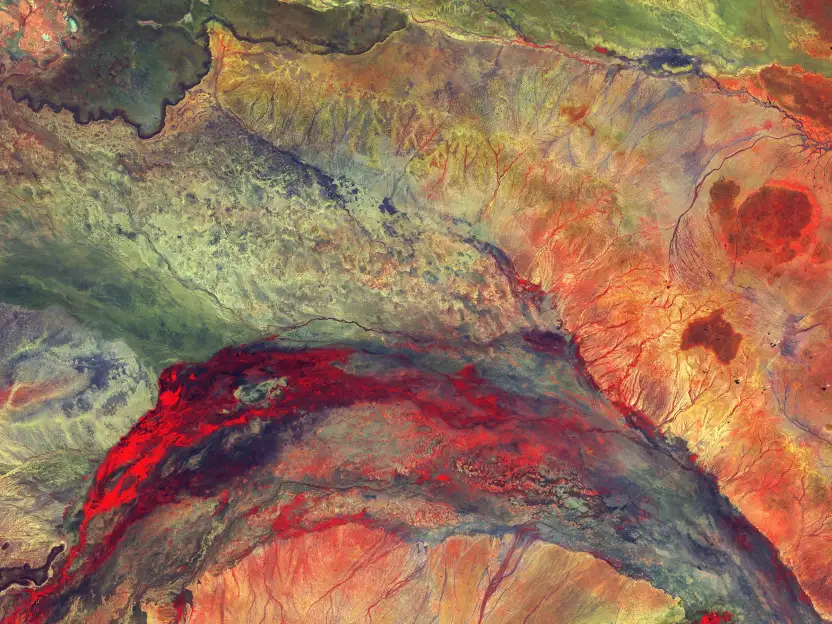 Satellite image from usgs